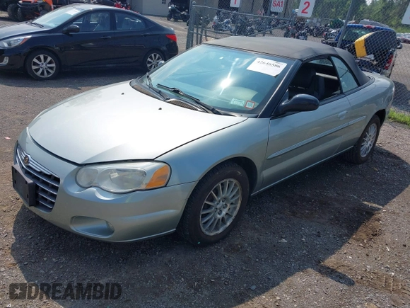 2005 Chrysler Sebring Touring with VIN 1C3EL55R85N567038, listed as a IAAI auction lot 42646586 with 78,937 mi miles and . Bid and sale history available at DreamBid. Image 2.