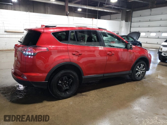 2017 Toyota RAV4 LE with VIN 2T3BFREV3HW587432, listed as a Copart auction lot 55107685 with 148,305 mi miles and Salvage Title. Bid and sale history available at carsss.com. Image 3.