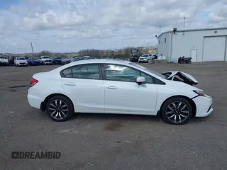 2015 Honda Civic Sedan EX-L with VIN 19XFB2F9XFE220171, listed as a IAAI auction lot 41904589 with 114,276 mi miles. Bid and sale history available at carsss.com. Image 14.