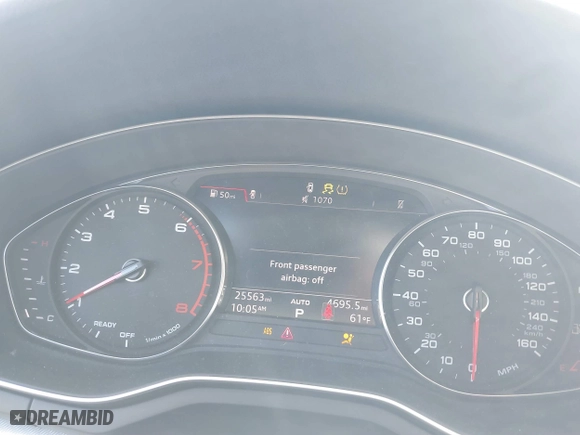 2018 Audi A4 Premium with VIN WAUKMAF45JA158842, listed as a IAAI auction lot 41794952 with 25,563 mi miles. Bid and sale history available at carsss.com. Image 15.