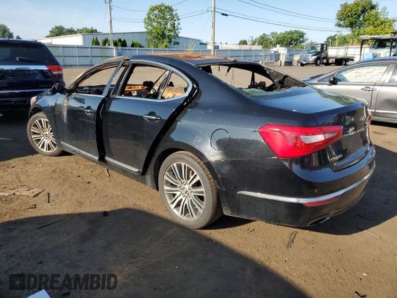 2014 Kia Cadenza Premium with VIN KNALN4D76E5131857, listed as a Copart auction lot 62322354 with Not Provided miles and Salvage Title. Bid and sale history available at carsss.com. Image 2.