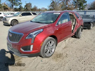 2023 Cadillac XT5 FWD Premium Luxury with VIN 1GYKNCRS8PZ216887, listed as a Copart auction lot 82563534 with 17,275 mi miles and Salvage Title. Bid and sale history available at carsss.com. Image 1.