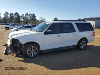 2017 Ford Expedition EL XLT with VIN 1FMJK1HT9HEA55804, listed as a Copart auction lot 87693645 with 92,675 mi miles and Salvage Title. Bid and sale history available at carsss.com. Image 1.