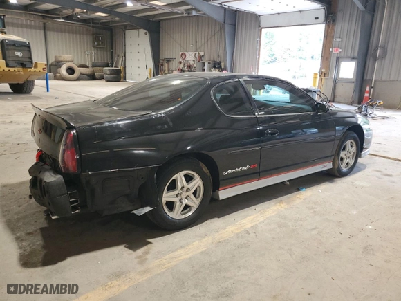 2002 Chevrolet Monte Carlo SS with VIN 2G1WX15KX29213920, listed as a Copart auction lot 72427084 with 104,612 mi miles and Salvage Title. Bid and sale history available at carsss.com. Image 3.