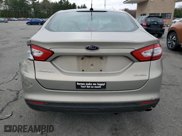 2015 Ford Fusion S Hybrid with VIN 3FA6P0UU0FR121774, listed as a Copart auction lot 52856395 with 153,786 mi miles and Salvage Title. Bid and sale history available at carsss.com. Image 6.