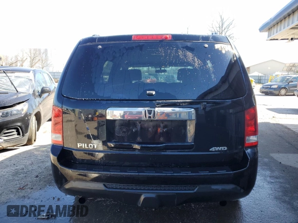 2014 Honda Pilot LX with VIN 5FNYF4H26EB002150, listed as a Copart auction lot 53371535 with 114,428 mi miles and Salvage Title. Bid and sale history available at DreamBid. Image 6.