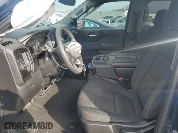 2020 Chevrolet Silverado 1500 Custom with VIN 3GCPWBEFXLG409841, listed as a Copart auction lot 88945145 with 99,475 mi miles and Non Repairable. Bid and sale history available at carsss.com. Image 7.