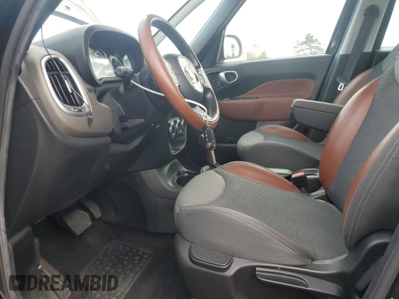 2014 FIAT 500L Trekking with VIN ZFBCFADH5EZ015259, listed as a Copart auction lot 86390284 with 83,607 mi miles and Salvage Title. Bid and sale history available at DreamBid. Image 7.