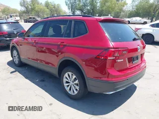 2018 Volkswagen Tiguan S with VIN 3VV1B7AX4JM043324, listed as a IAAI auction lot 42623550 with 62,858 mi miles and . Bid and sale history available at DreamBid. Image 3.