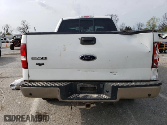 2005 Ford F-150 XLT with VIN 1FTPW14565KE92649, listed as a Copart auction lot 51474055 with 299,766 mi miles and Salvage Title. Bid and sale history available at carsss.com. Image 6.