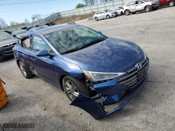 2020 Hyundai Elantra Value Edition with VIN 5NPD84LF5LH572691, listed as a Copart auction lot 47551684 with 68,412 mi miles and Salvage Title. Bid and sale history available at carsss.com. Image 4.