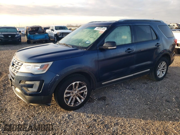 2017 Ford Explorer XLT with VIN 1FM5K7DH5HGA57575, listed as a Copart auction lot 48836105 with 157,128 mi miles and Clean Title. Bid and sale history available at carsss.com. Image 1.