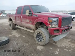 2015 Ford Super Duty F-250 SRW Lariat with VIN 1FT7W2BT9FEA86761, listed as a IAAI auction lot 41236134 with 262,925 mi miles. Bid and sale history available at carsss.com. Image 1.