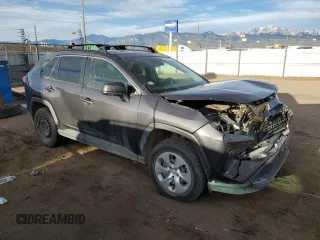 2019 Toyota RAV4 LE with VIN JTMF1RFV0KJ018803, listed as a Copart auction lot 49893715 with 77,595 mi miles and Salvage Title. Bid and sale history available at DreamBid. Image 4.