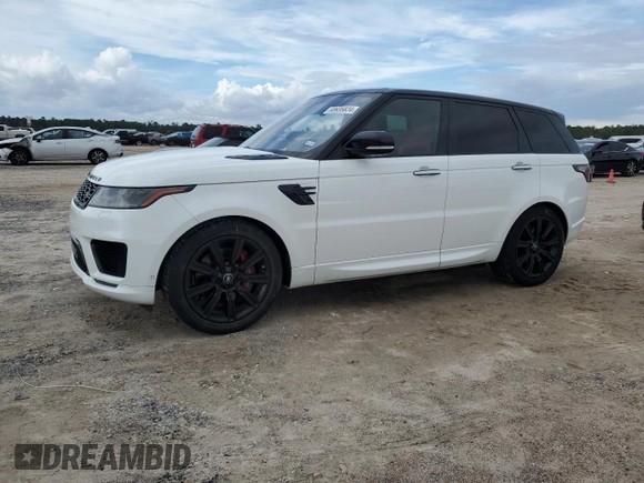 2019 Land Rover Range Rover Sport HST with VIN SALWS2SU9KA861473, listed as a Copart auction lot 68935824 with 59,662 mi miles and Salvage title. Bid and sale history available at DreamBid. Image 1.