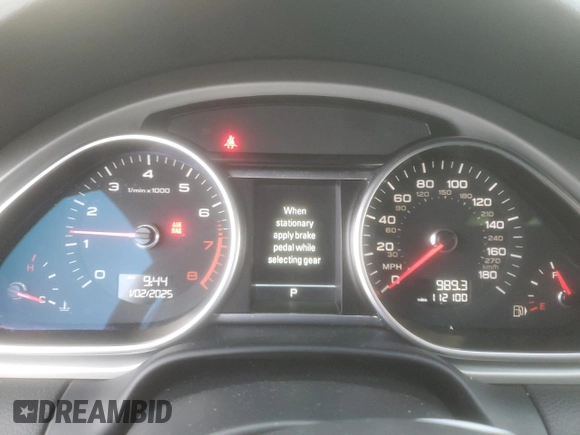 2015 Audi Q7 3.0T S line Prestige with VIN WA1DGAFE1FD031601, listed as a Copart auction lot 86648524 with 112,100 mi miles and Salvage Title. Bid and sale history available at carsss.com. Image 9.
