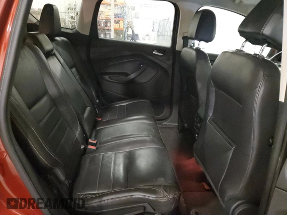 2014 Ford Escape Titanium with VIN 1FMCU9J94EUC25357, listed as a Copart auction lot 47595705 with 124,626 mi miles and Salvage Title. Bid and sale history available at DreamBid. Image 11.