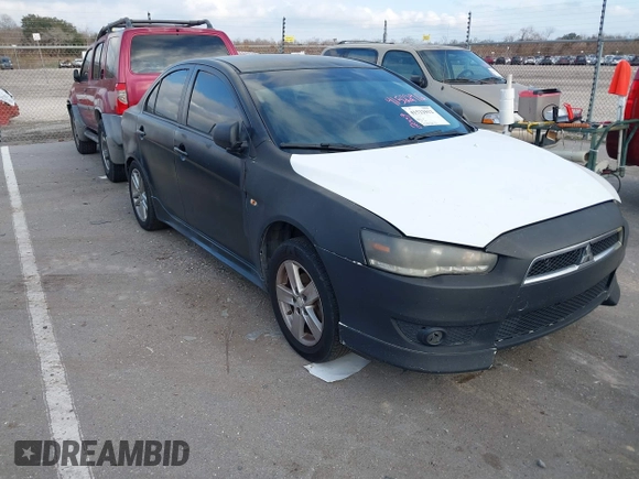 2009 Mitsubishi Lancer DE with VIN JA3AU16U09U034503, listed as a IAAI auction lot 41522912 with 177,526 mi miles. Bid and sale history available at carsss.com. Image 1.