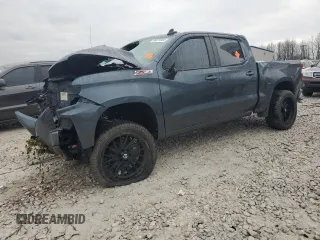 2021 Chevrolet Silverado 1500 RST with VIN 3GCUYEED4MG118640, listed as a Copart auction lot 80879984 with 0 mi miles and Salvage Title. Bid and sale history available at carsss.com. Image 1.