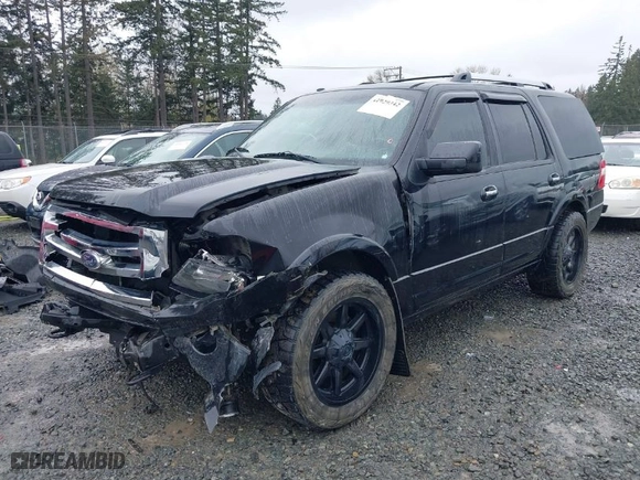 2014 Ford Expedition Limited with VIN 1FMJU2A5XEEF27001, listed as a IAAI auction lot 41929342 with 130,547 mi miles. Bid and sale history available at carsss.com. Image 2.