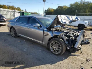 2021 Genesis G90 Premium with VIN KMTF34PA8MU091249, listed as a Copart auction lot 72181113 with 28,182 mi miles and . Bid and sale history available at carsss.com. Image 4.
