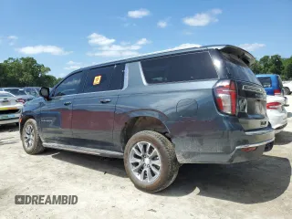 2021 Chevrolet Suburban LT with VIN 1GNSCCKD2MR469892, listed as a Copart auction lot 53993195 with 78,685 mi miles and Salvage title. Bid and sale history available at DreamBid. Image 2.