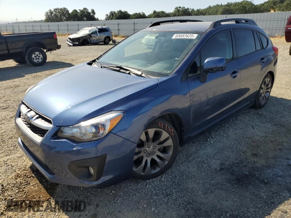 2013 Subaru Impreza Special Sports Premium with VIN JF1GPAL61D2883980, listed as a Copart auction lot 60682625 with 120,152 mi miles and Salvage title. Bid and sale history available at DreamBid. Image 1.