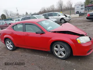 2013 Dodge Avenger with VIN 1C3CDZAB7DN649233, listed as a IAAI auction lot 41555445 with 118,846 mi miles and . Bid and sale history available at DreamBid. Image 13.