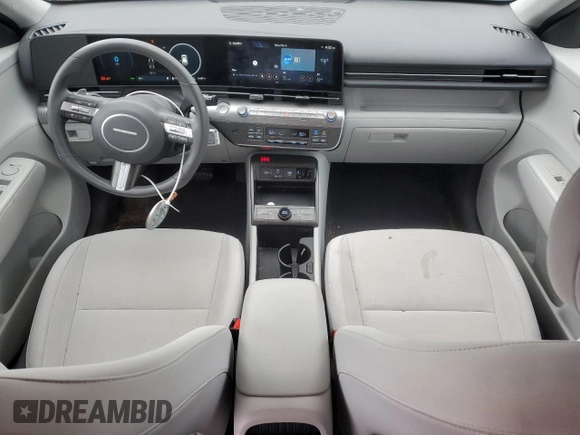 2024 Hyundai Kona SEL with VIN KM8HC3A69RU005620, listed as a Copart auction lot 42809255 with 16,387 mi miles and Salvage Title. Bid and sale history available at DreamBid. Image 8.