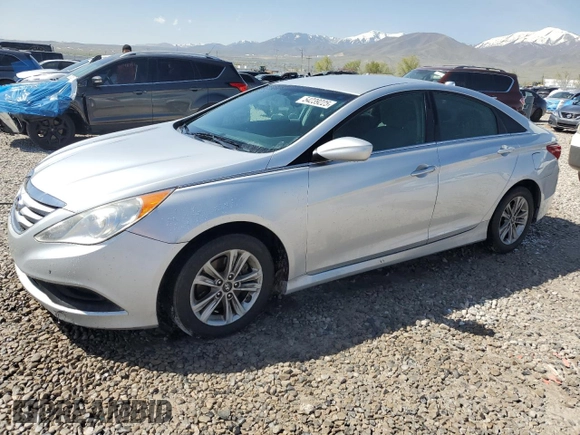 2014 Hyundai Sonata GLS with VIN 5NPEB4AC6EH852282, listed as a Copart auction lot 54239225 with 197,515 mi miles and Salvage Title. Bid and sale history available at carsss.com. Image 1.