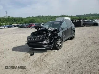 2024 Jeep Compass Limited with VIN 3C4NJDCN3RT161346, listed as a Copart auction lot 57380145 with 11,344 mi miles and Salvage title. Bid and sale history available at DreamBid. Image 13.