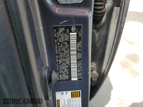 2014 Toyota Prius Four with VIN JTDKN3DU4E0369170, listed as a Copart auction lot 53519115 with 300,503 mi miles and Clean Title. Bid and sale history available at DreamBid. Image 12.