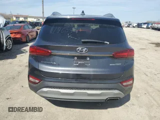 2020 Hyundai Santa Fe Limited with VIN 5NMS5CAA1LH196098, listed as a Copart auction lot 49047615 with 51,821 mi miles and Salvage Title. Bid and sale history available at carsss.com. Image 6.