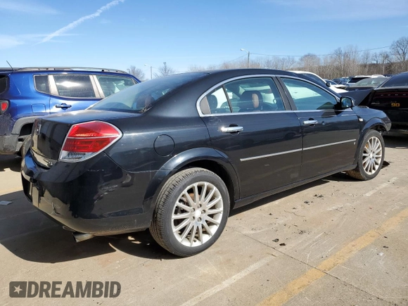 2007 Saturn Aura XR with VIN 1G8ZV57797F243879, listed as a Copart auction lot 46573115 with 122,265 mi miles and Salvage Title. Bid and sale history available at DreamBid. Image 3.