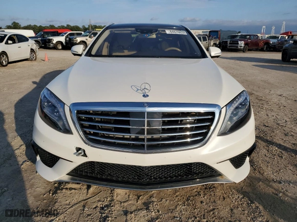 2015 Mercedes-Benz S-Class S 63 AMG with VIN WDDUG7JB0FA122730, listed as a Copart auction lot 84676634 with 72,027 mi miles and Salvage Title. Bid and sale history available at carsss.com. Image 5.
