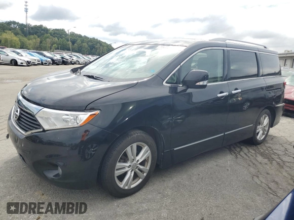 2011 Nissan Quest S with VIN JN8AE2KP9B9009391, listed as a Copart auction lot 71608444 with 87,421 mi miles and Salvage Title. Bid and sale history available at carsss.com. Image 1.