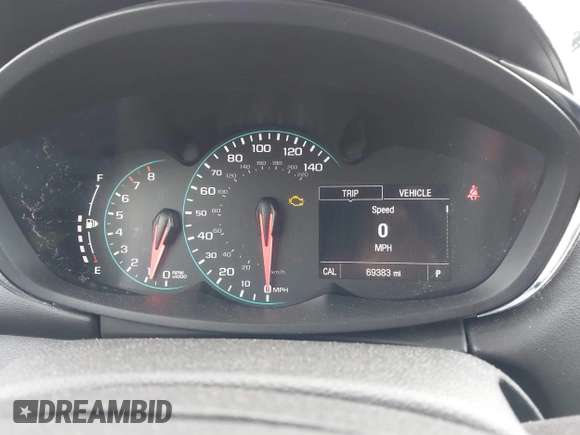 2017 Chevrolet Trax LT with VIN KL7CJPSBXHB170042, listed as a IAAI auction lot 41547858 with 69,383 mi miles. Bid and sale history available at carsss.com. Image 7.