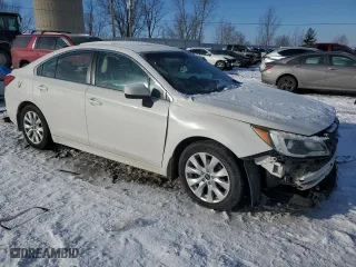 2016 Subaru Legacy 2.5i Premium with VIN 4S3BNBC6XG3008752, listed as a Copart auction lot 46098775 with 0 mi miles and Salvage Title. Bid and sale history available at carsss.com. Image 4.