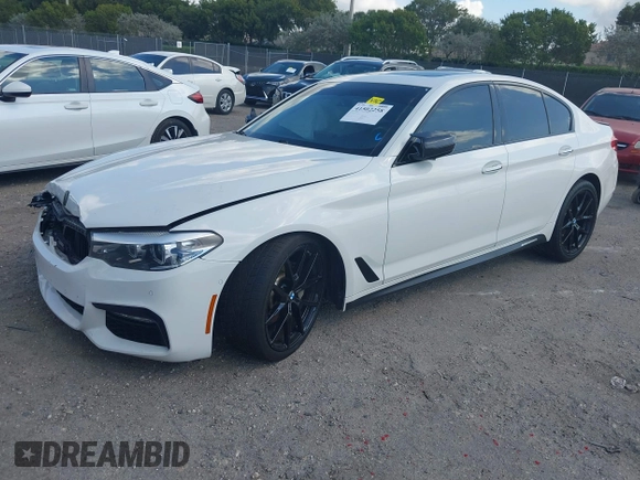2018 BMW 5 Series 540i with VIN WBAJE5C50JWA95412, listed as a IAAI auction lot 41502258 with 74,150 mi miles and . Bid and sale history available at carsss.com. Image 17.