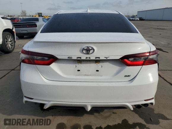 2022 Toyota Camry SE with VIN 4T1T11AK5NU645092, listed as a Copart auction lot 49741835 with 35,366 mi miles and Salvage Title. Bid and sale history available at carsss.com. Image 6.