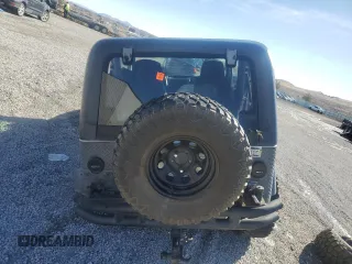 2005 Jeep Wrangler Sport with VIN 1J4FA49S05P375785, listed as a Copart auction lot 42350995 with 0 mi miles and Salvage Title. Bid and sale history available at carsss.com. Image 6.