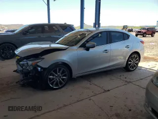 2018 Mazda 3 Touring with VIN 3MZBN1V38JM194615, listed as a Copart auction lot 53072665 with 62,338 mi miles and Salvage Title. Bid and sale history available at carsss.com. Image 1.