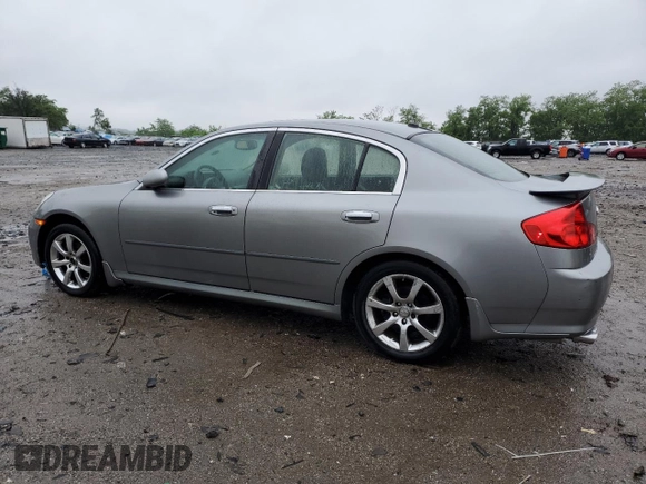 2005 Infiniti G35 with VIN JNKCV51F85M310877, listed as a Copart auction lot 57186435 with 143,945 mi miles and Clean Title. Bid and sale history available at DreamBid. Image 2.