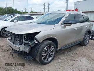2023 Infiniti QX60 Luxe with VIN 5N1DL1FR8PC354793, listed as a IAAI auction lot 42272819 with 24,569 mi miles and . Bid and sale history available at DreamBid. Image 18.