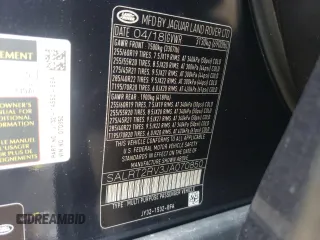 2018 Land Rover Discovery HSE Luxury with VIN SALRT2RV3JA070850, listed as a Copart auction lot 39531283 with 36,743 mi miles. Bid and sale history available at carsss.com. Image 13.