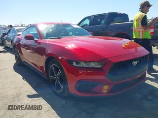 2024 Ford Mustang EcoBoost with VIN 1FA6P8TH9R5145596, listed as a IAAI auction lot 41703151 with 5,912 mi miles. Bid and sale history available at carsss.com. Image 1.