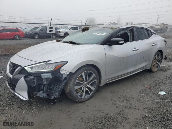 2020 Nissan Maxima SL with VIN 1N4AA6DV0LC372537, listed as a Copart auction lot 87853225 with 94,048 mi miles and Salvage Title. Bid and sale history available at carsss.com. Image 1.