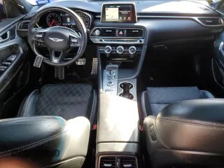 2020 Genesis G70 3.3T with VIN KMTG34LE8LU049126, listed as a Copart auction lot 79768854 with 47,158 mi miles and Salvage Title. Bid and sale history available at DreamBid. Image 8.