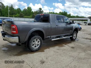 2019 Ram 2500 Laramie with VIN 3C6UR5NL0KG702140, listed as a Copart auction lot 52513015 with 63,525 mi miles and Salvage title. Bid and sale history available at DreamBid. Image 3.