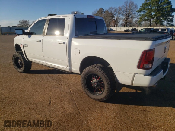 2015 Ram 1500 Sport with VIN 1C6RR7MT7FS633450, listed as a Copart auction lot 41619025 with 111,757 mi miles and Salvage title. Bid and sale history available at DreamBid. Image 2.